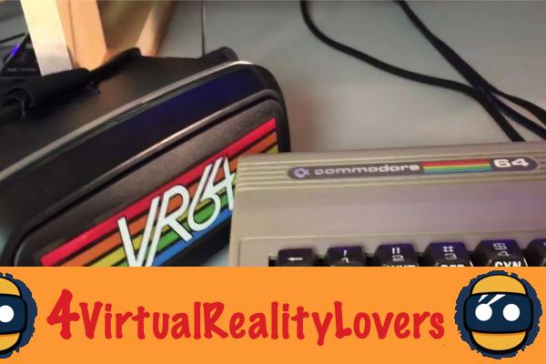 ¡Jugar en realidad virtual en un viejo Commodore 64 es posible!